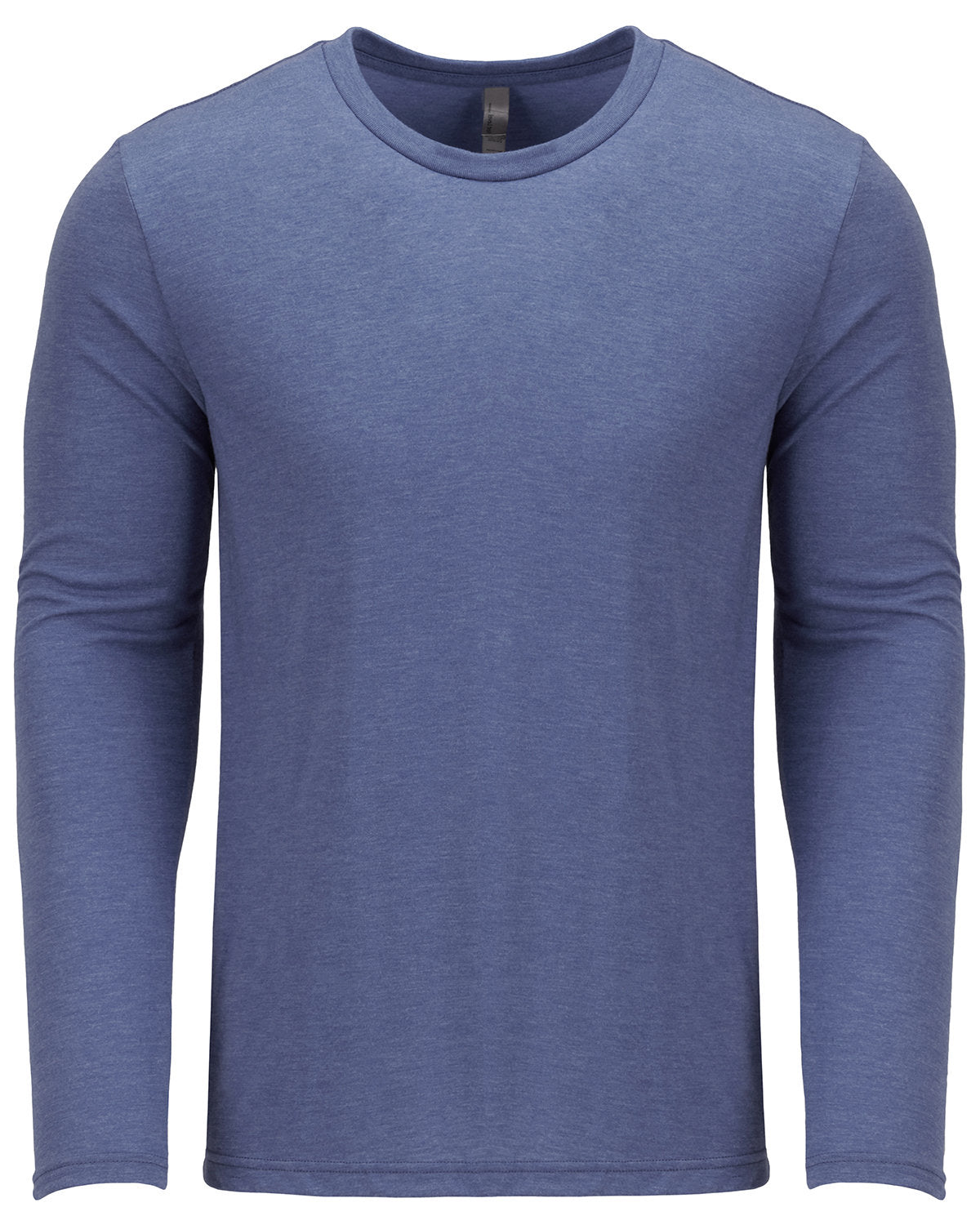 Next Level Apparel Men's Triblend Long-Sleeve Crew - Vintage Royal