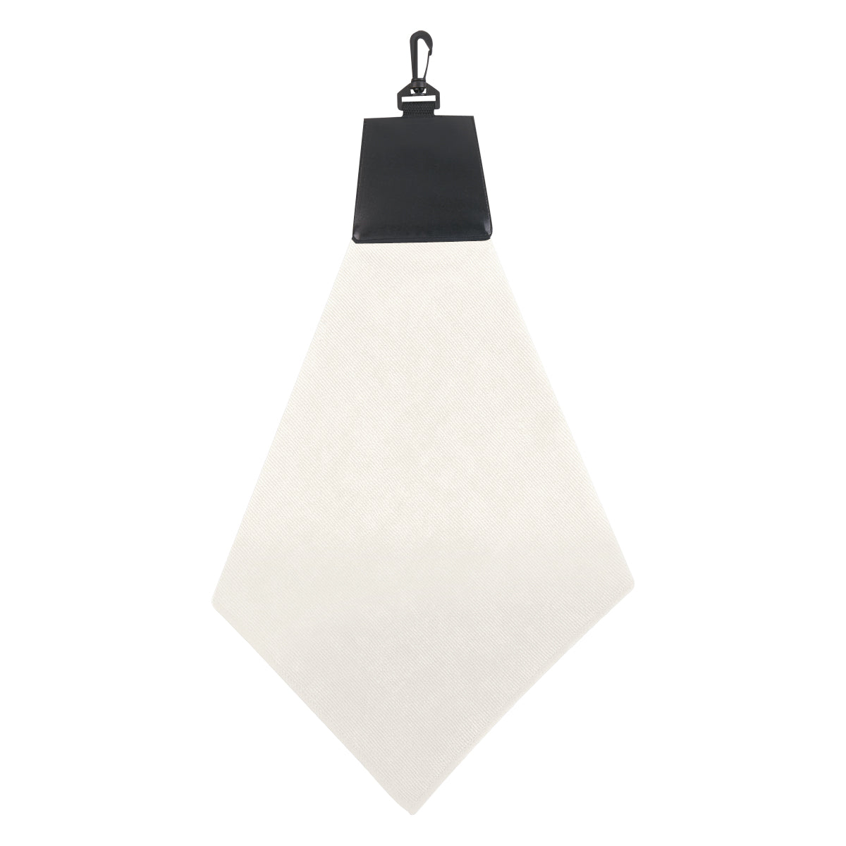 Triangle Fold Golf Towel - White