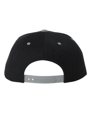 YP Classics Adult Structured Flat Visor Classic Snapback Cap