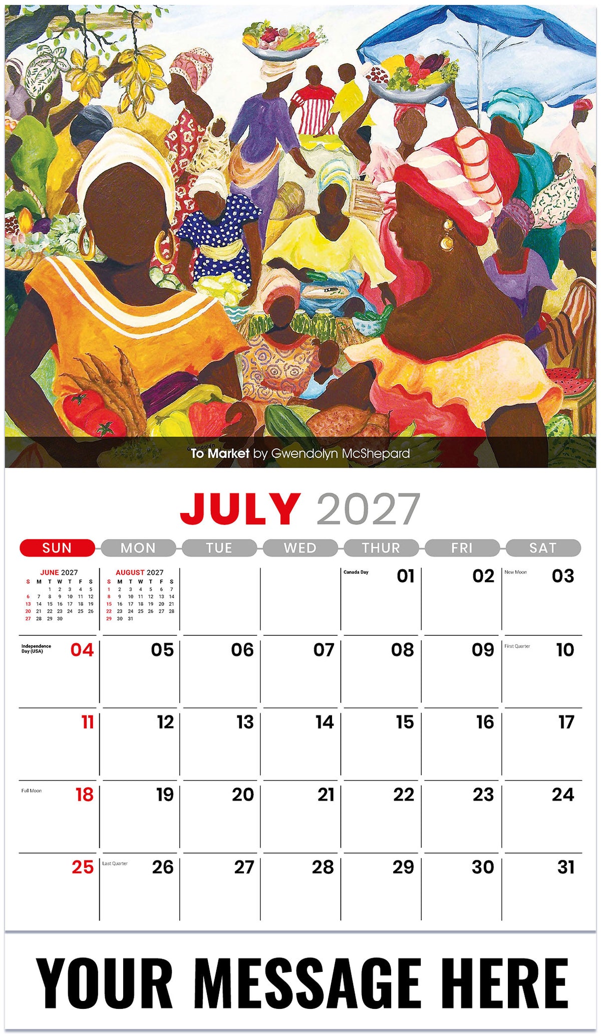 Celebration of African American Art - 2027 Promotional Calendar