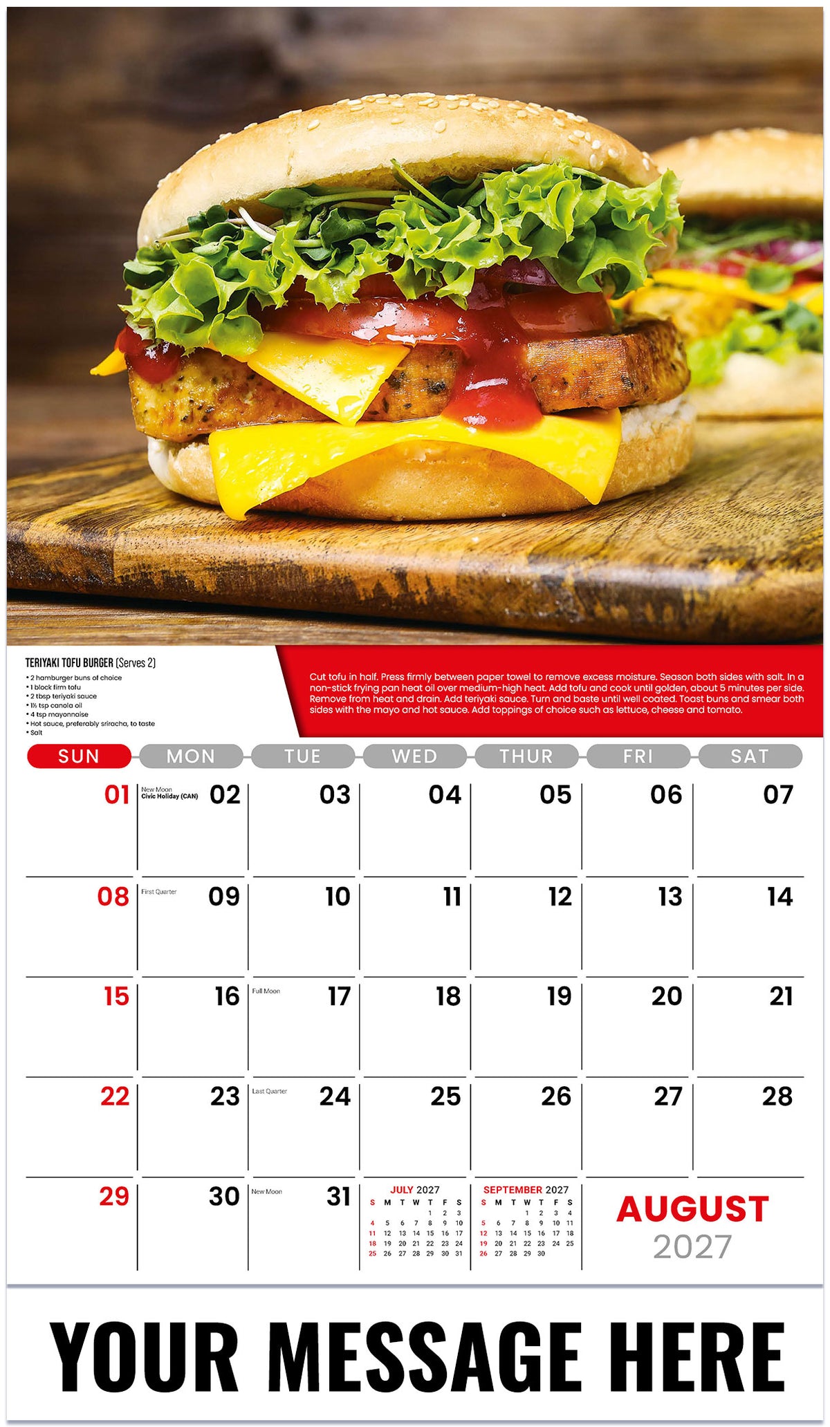 Recipes - 2027 Promotional Calendar