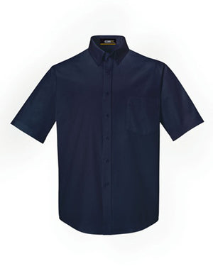 Core365 Men's Tall Optimum Short-Sleeve Twill Shirt