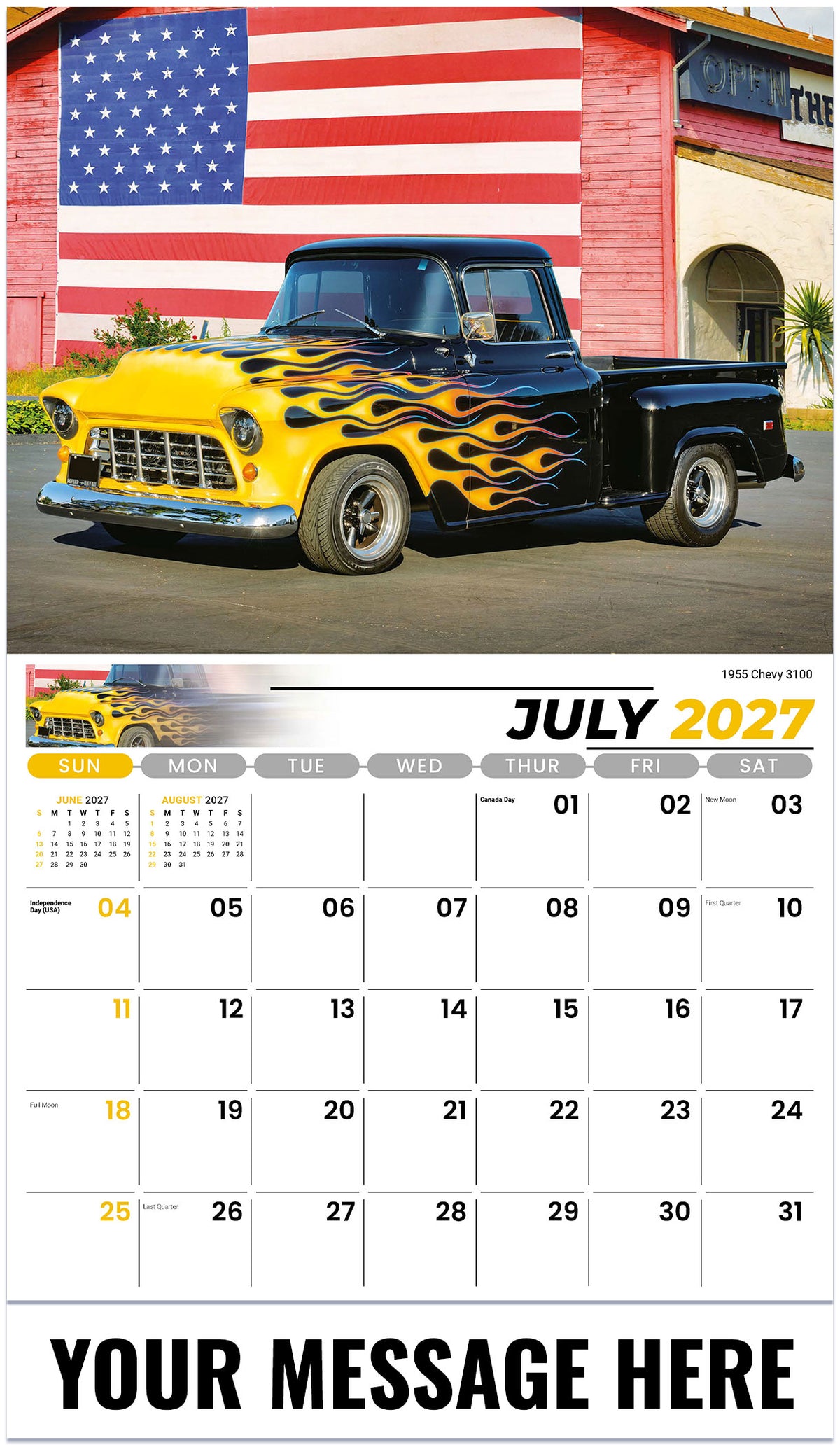 Pumped-Up Pickups - 2027 Promotional Calendar