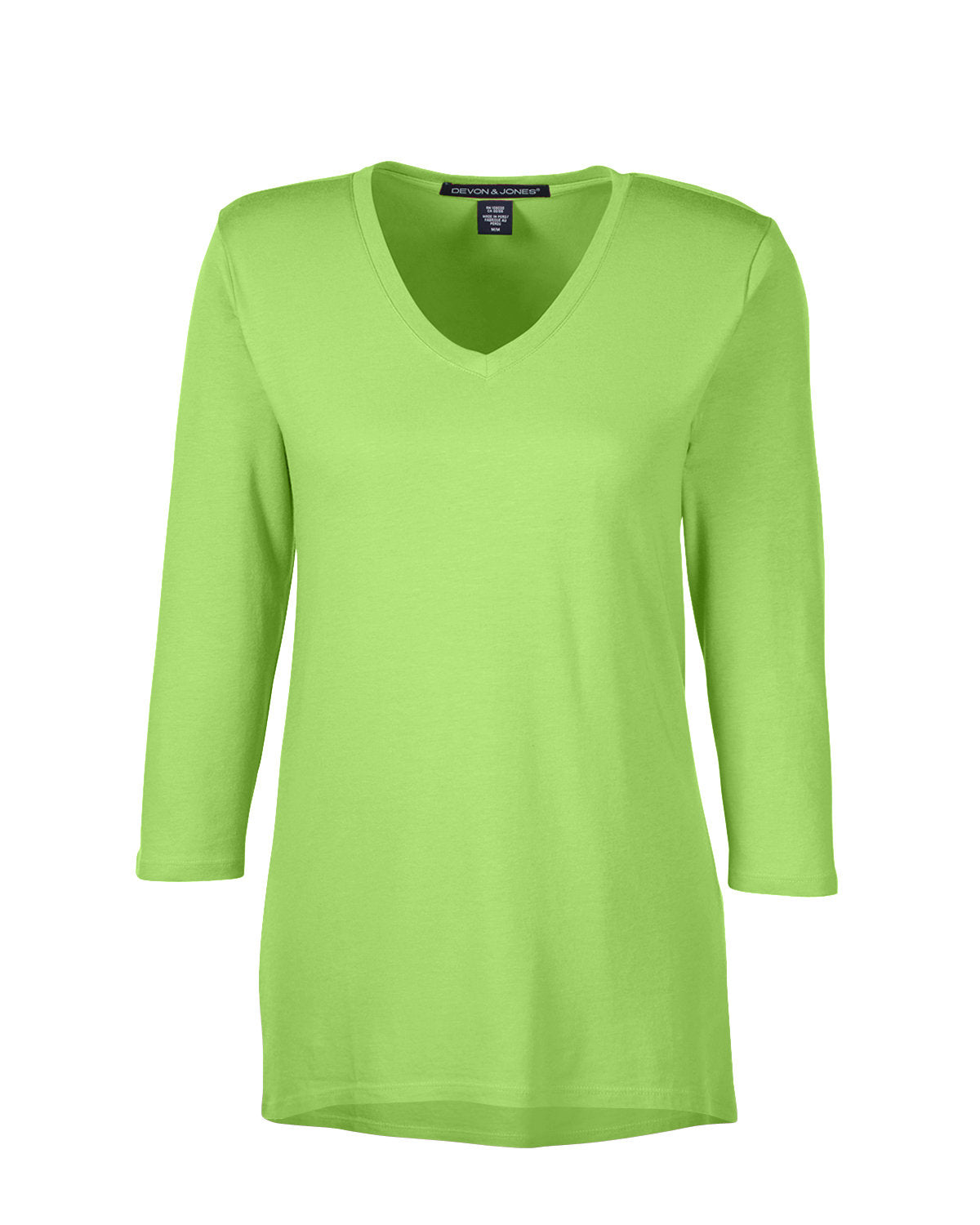 Devon & Jones Ladies' Perfect Fit™ Bracelet-Length V-Neck Top
