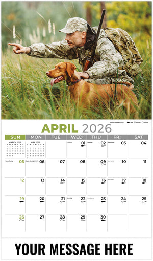 Fishing and Hunting - 2026 Promotional Calendar