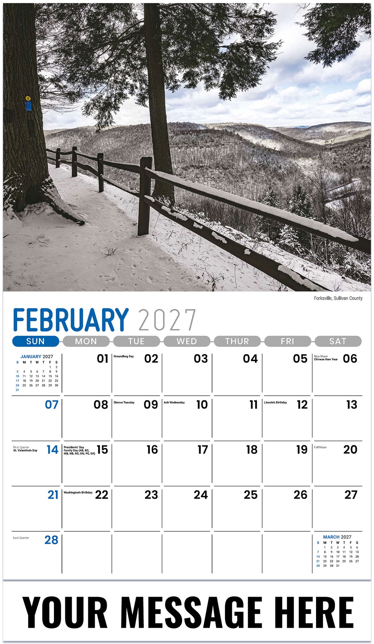 Scenes of Pennsylvania - 2027 Promotional Calendar
