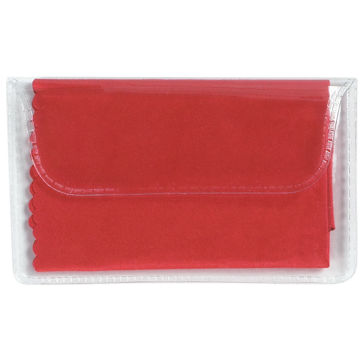 Microfiber Cleaning Cloth In Case - Red