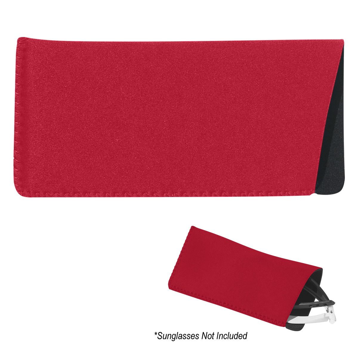 Neoprene Eyeglass/Sunglass Case - Red