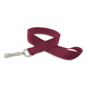 1" BEST Value Lanyard - Burgundy Red