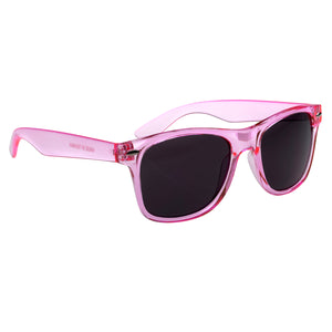 Malibu Sunglasses - Translucent Pink