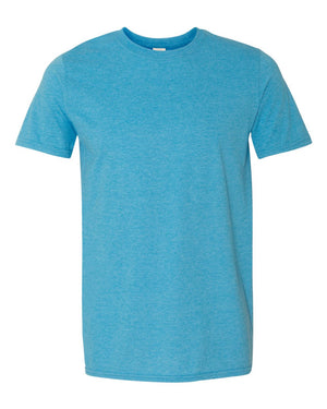 Gildan Unisex Softstyle® T-Shirt - Heather Sapphire