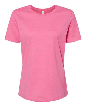 BELLA + CANVAS Ladies' Relaxed Jersey Short-Sleeve T-Shirt - Charity Pink