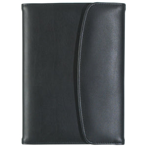 Leather Look 5" x 7" Portfolio - Black