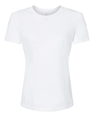 BELLA + CANVAS Ladies' Relaxed Triblend T-Shirt - Solid White Triblend