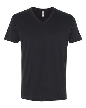 Next Level Men's Sueded V-Neck T-Shirt - Black
