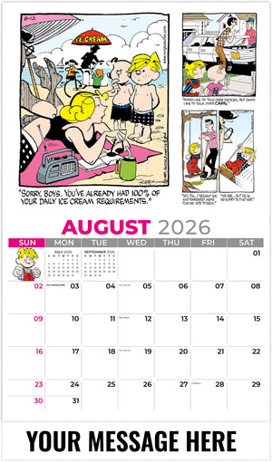 Dennis The Menace - 2026 Promotional Calendar