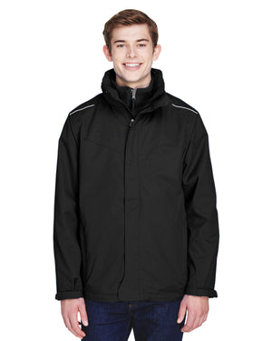 Core365 Men's Tall Region 3-in-1 Jacket with Fleece Liner