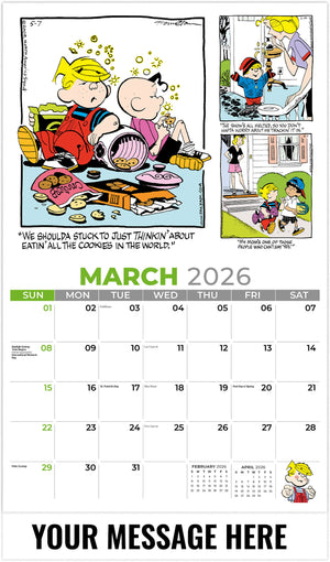 Dennis The Menace - 2026 Promotional Calendar