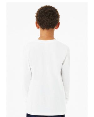 Bella + Canvas Youth Heather CVC Long-Sleeve T-Shirt