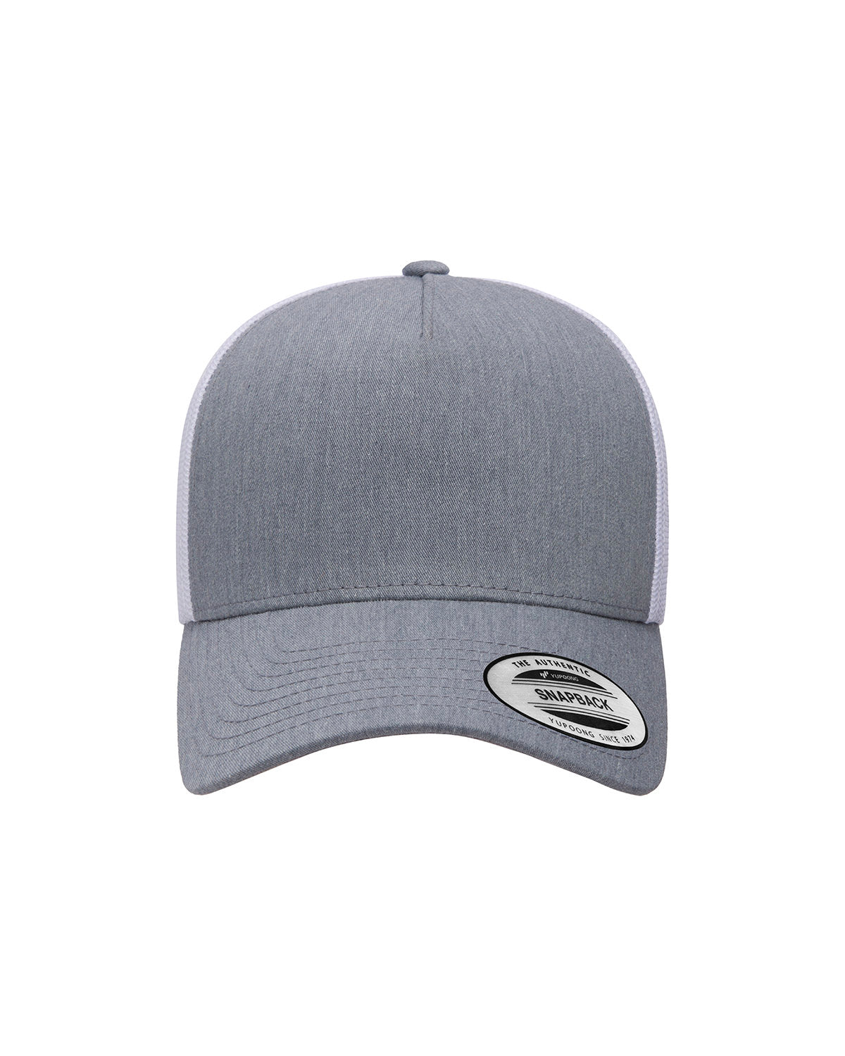 YP Classics Adult Retro Trucker Cap - Heather/ White