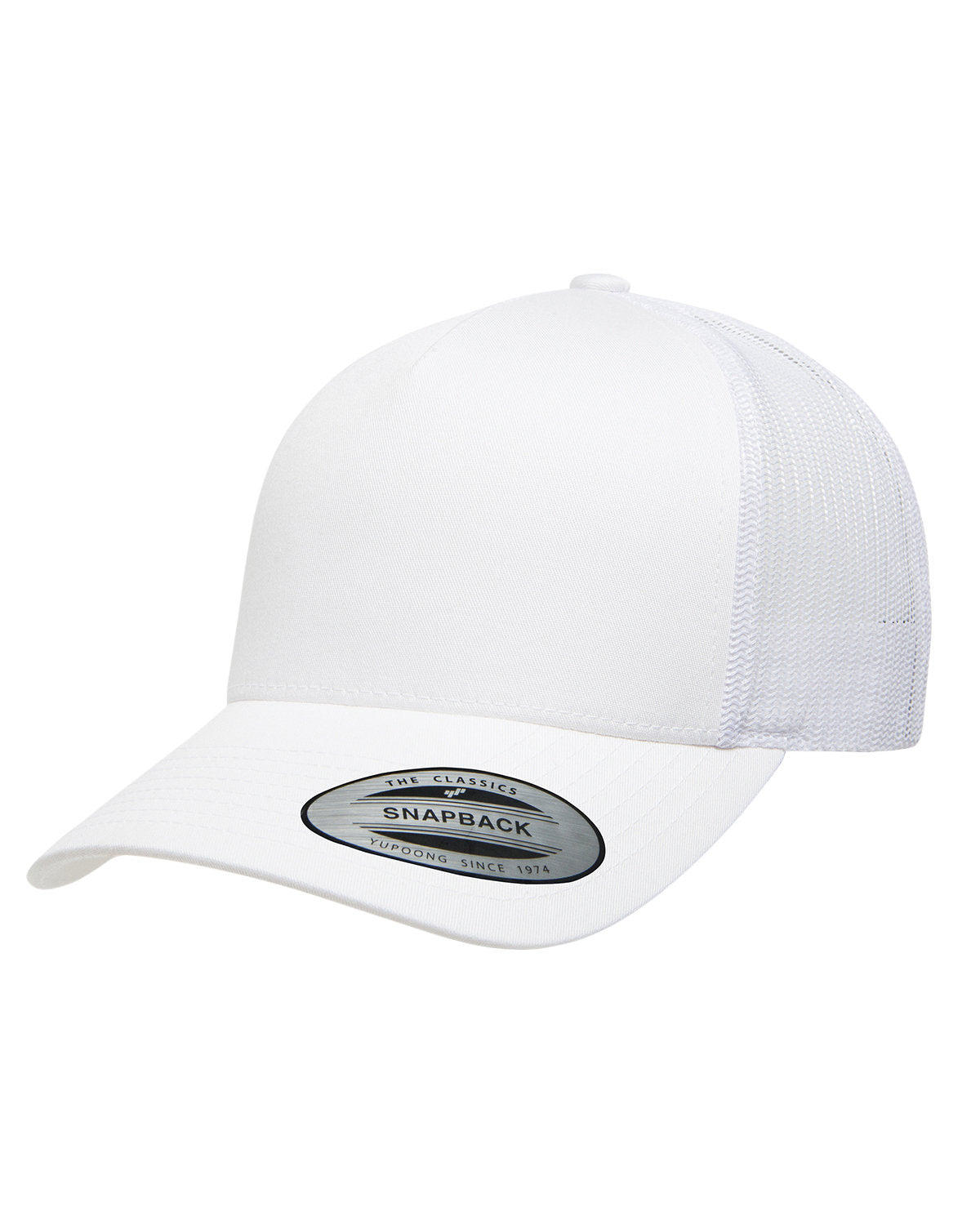YP Classics Adult Retro Trucker Cap - White