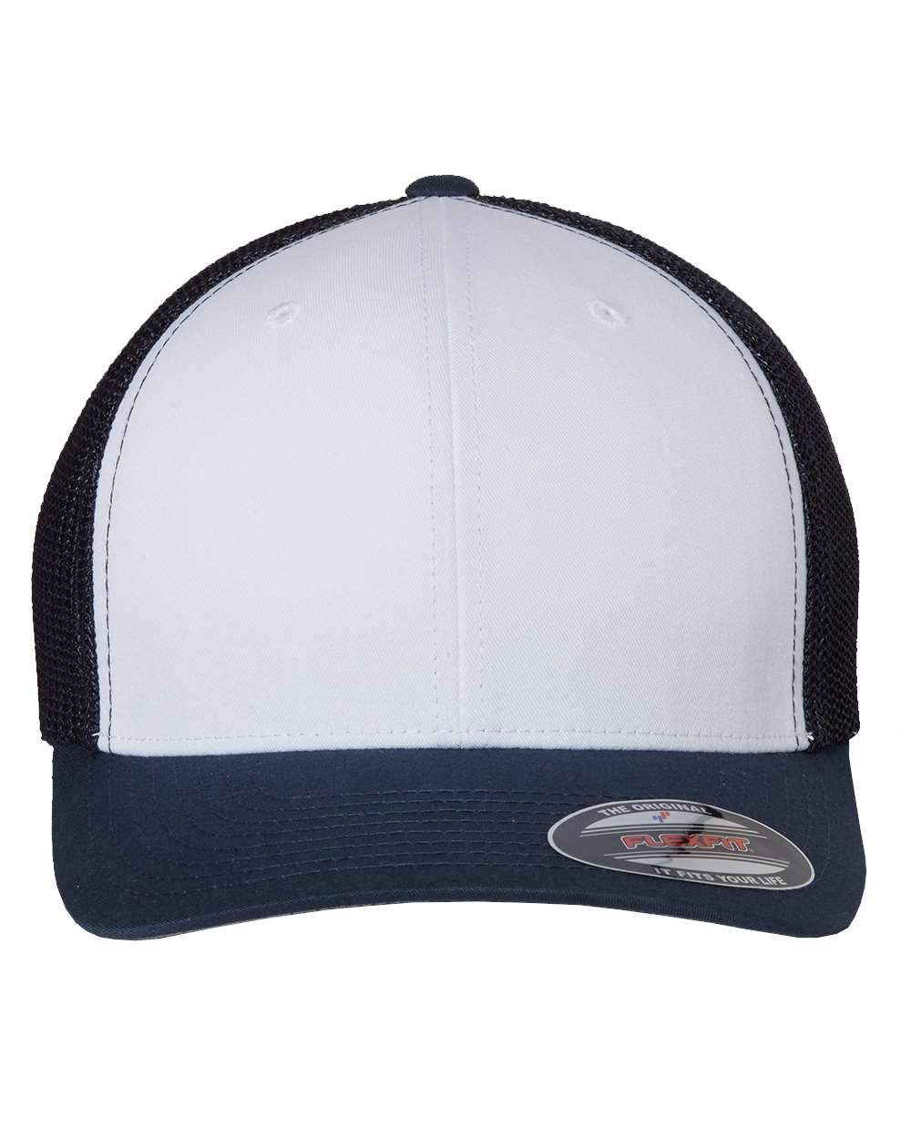 Flexfit Adult Trucker Cap - Navy/ White/ Navy