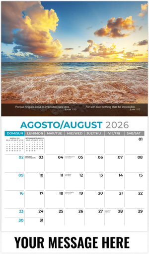 Faith Passages (Bilingual) - 2026 Promotional Calendar