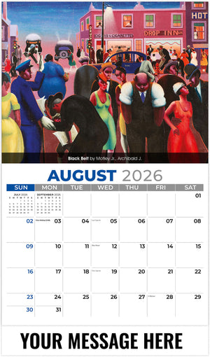 Celebration of African American Art - 2026 Promotional Calendar