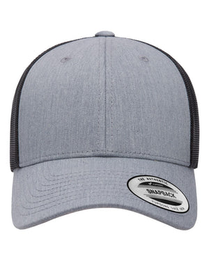 YP Classics Low Profile Trucker Cap - Heather/ Black
