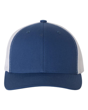 YP Classics Adult Retro Trucker Cap - Royal/ White