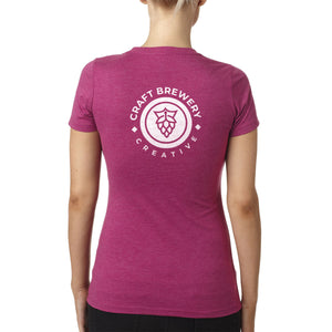 Next Level Ladies' CVC T-Shirt - Back