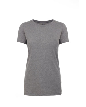 Next Level Ladies' CVC T-Shirt - Dark Hthr Gray