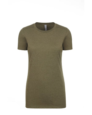 Next Level Ladies' CVC T-Shirt - Military Green