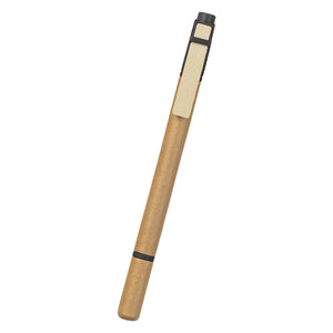 Dual Function Eco-Inspired Pen With Highlighter - Natural With Black