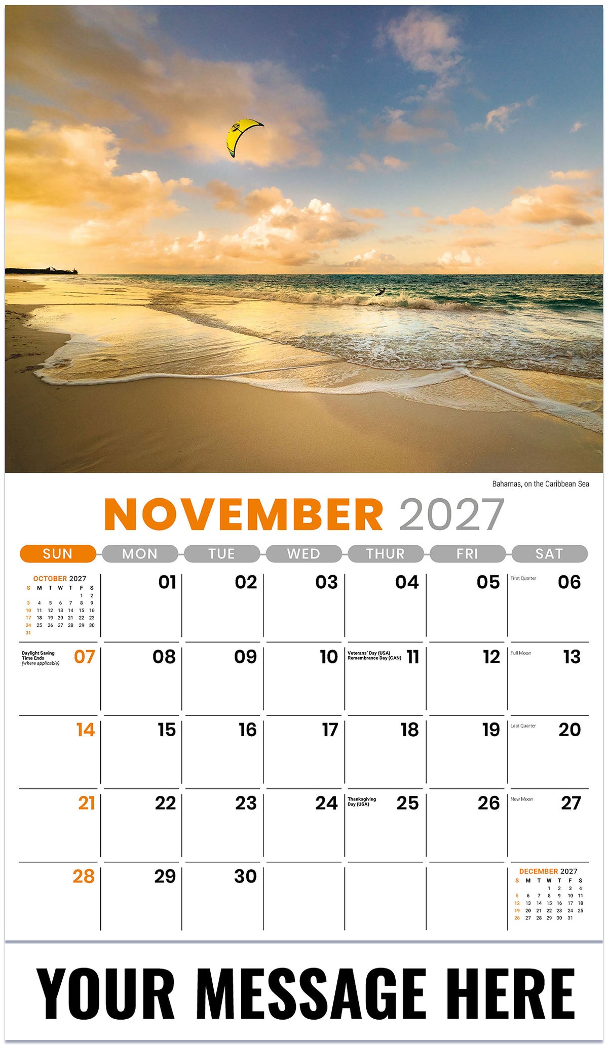 Sun, Sand & Surf - 2027 Promotional Calendar