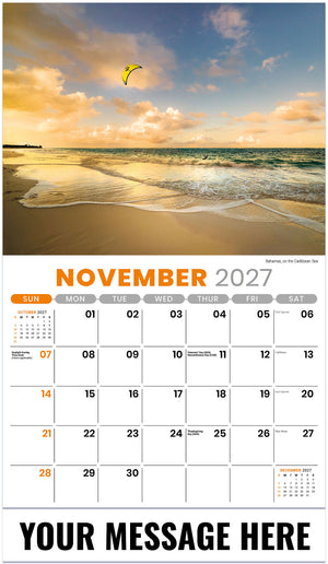 Sun, Sand & Surf - 2027 Promotional Calendar