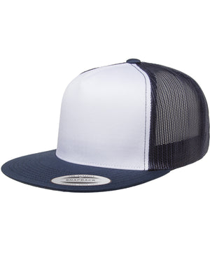 Yupoong Adult Classic Trucker with White Front Panel Cap