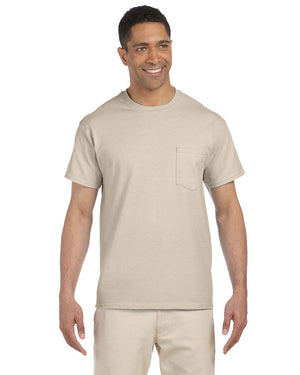 Adult Gildan Ultra Cotton® Pocket T-Shirt - Color - ACG230 - Safety Green