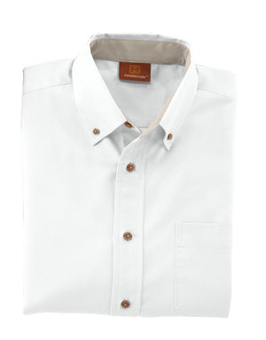 Men's Easy Blend™ Long-Sleeve Twill Shirt with Stain-Release - White