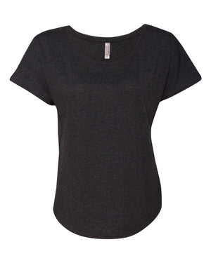 Next Level Ladies' Triblend Dolman T-Shirt - Vintage Black