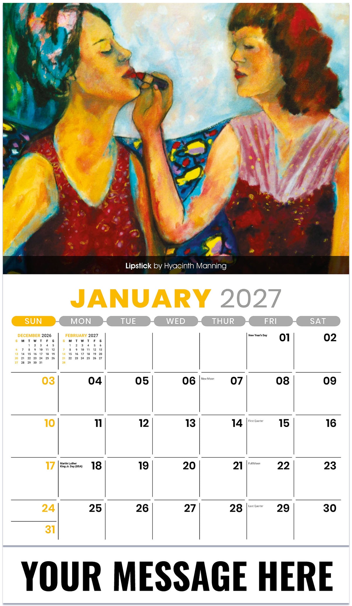 Celebration of African American Art - 2027 Promotional Calendar