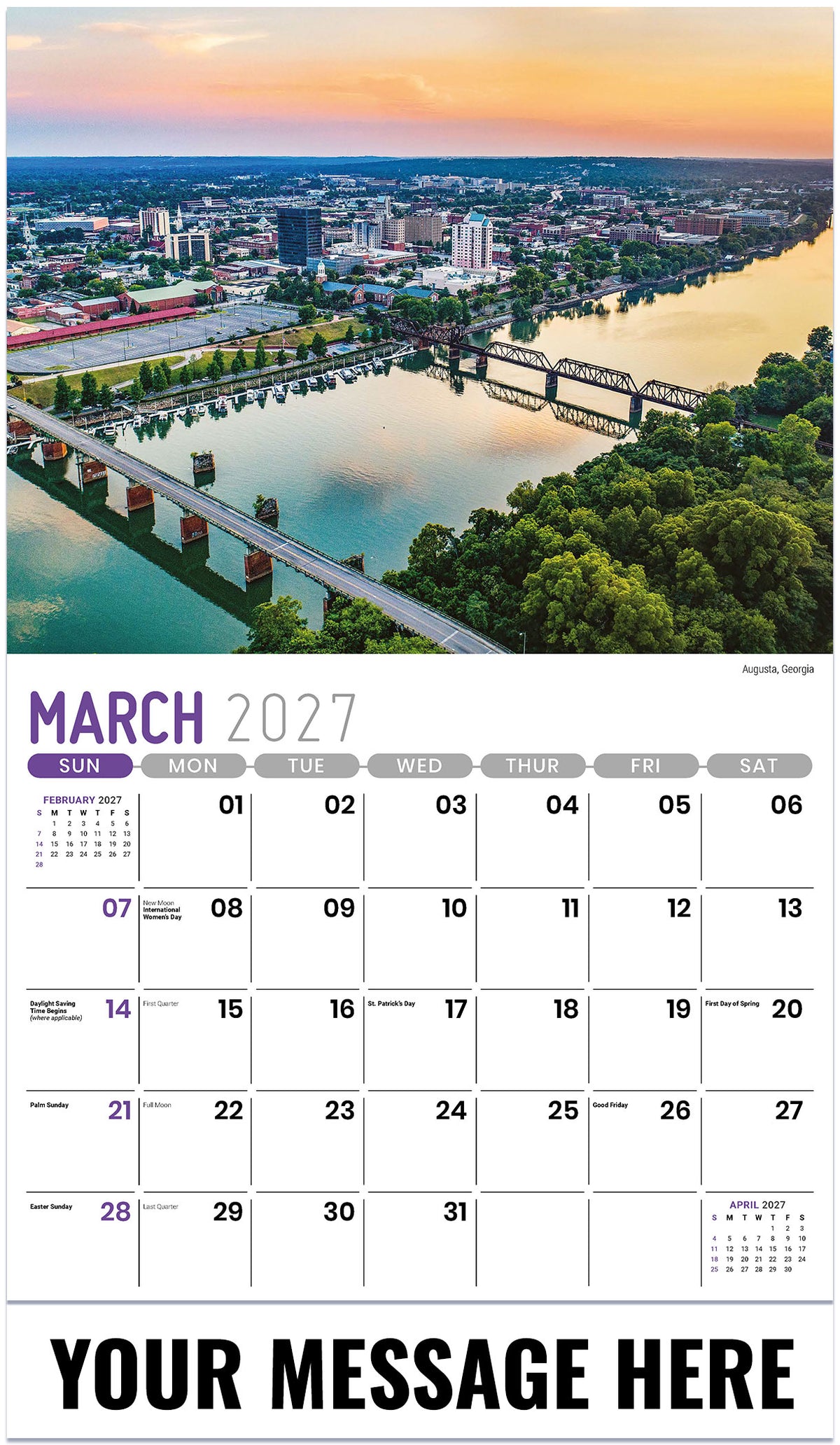 Scenes of Southeast USA - 2027 Promotional Calendar