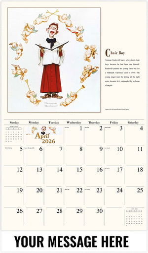 Memorable Images by Norman Rockwell Memory - 2026 Promotional Calendar