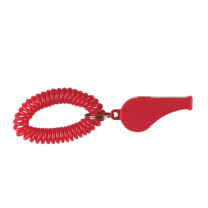 Whistle With Coil - Red