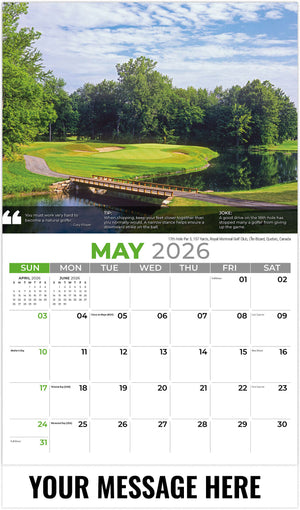 Golf Tips - 2026 Promotional Calendar