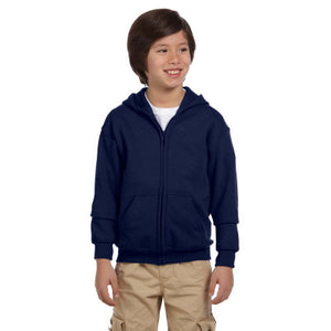 Gildan - Heavy Blend™ Youth Full-Zip Hooded Sweatshirt - Navy