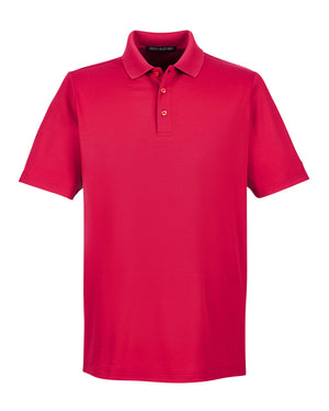 CrownLux Performance™ Men's Plaited Polo - Red