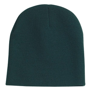 Knit Beanie Cap - Forest Green