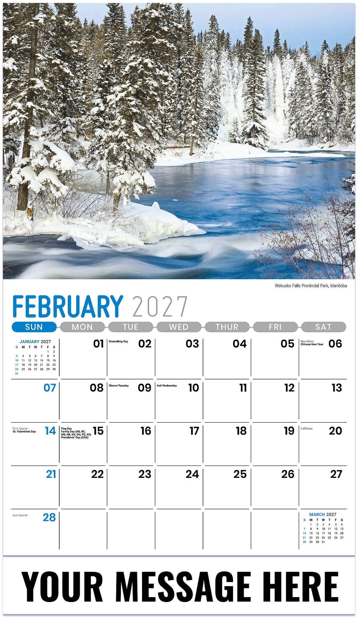 Scenes of Western Canada - 2027 Promotional Calendar