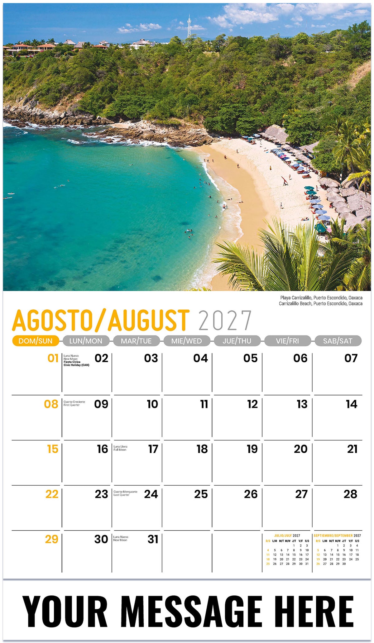 Scenes of Mexico (Bilingual) - 2027 Promotional Calendar